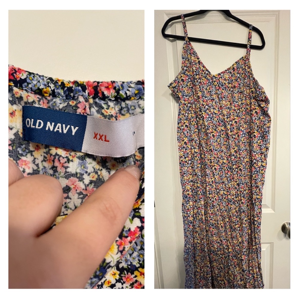Old Navy floral maxi, Sz. XXL-3x